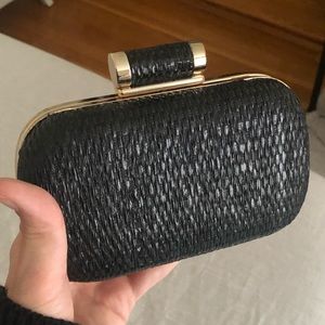 Faux Snakeskin Evening Clutch